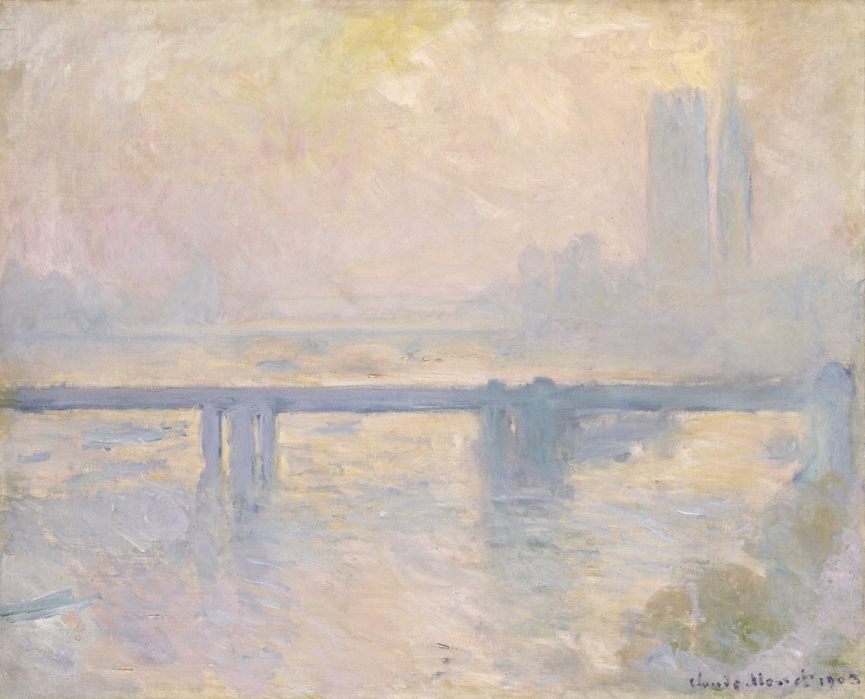 Ponte de Charing Cross, 1899 de Claude Monet