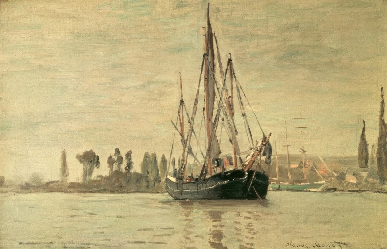 Caçado à âncora (Rouen) de Claude Monet