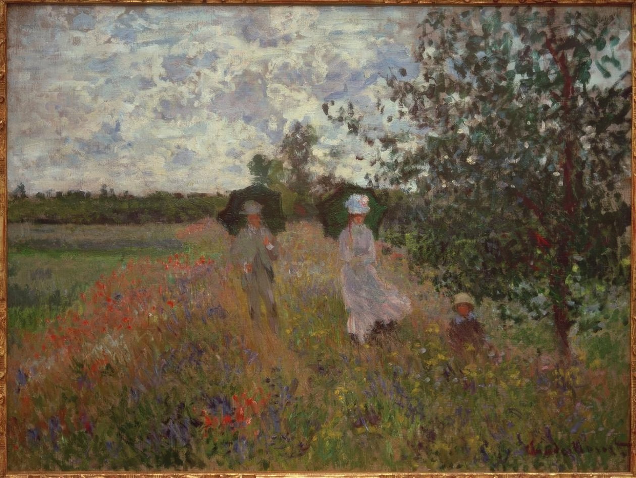 Em Walk near Argenteuil de Claude Monet