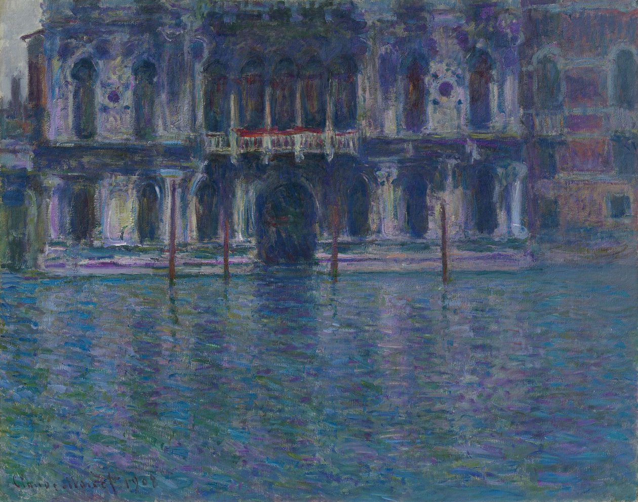 Alemão: Le Palais Contarini Le Palais Contarini de Claude Monet