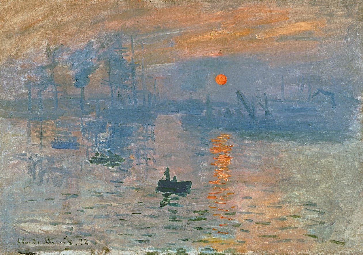Impressão, nascer do sol Impressão, nascer do sol, 1872 de Claude Monet