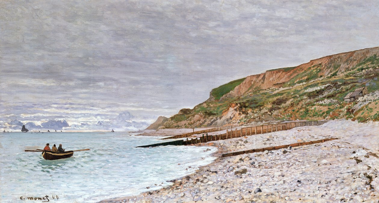 A Pointe de la Heve, 1864 de Claude Monet