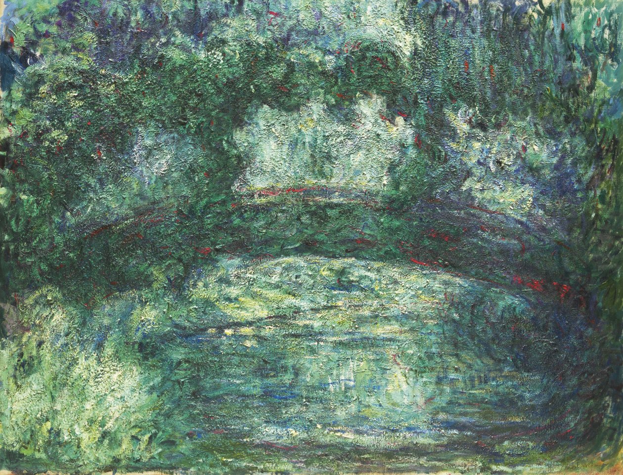 A ponte japonesa, 1918-1924 de Claude Monet