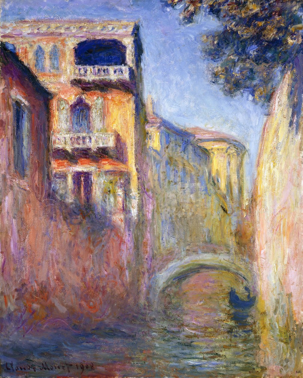 O Rio da Saudação, 1908 de Claude Monet