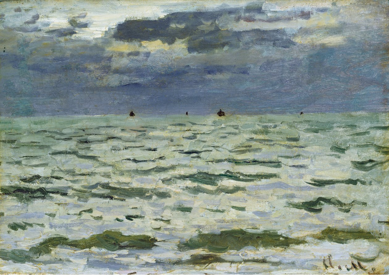Marine, Le Havre, ca. 1866. de Claude Monet