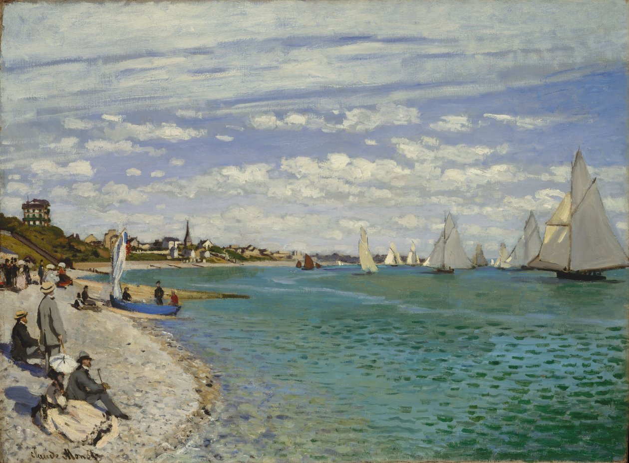 Regata em Sainte-Adresse de Claude Monet