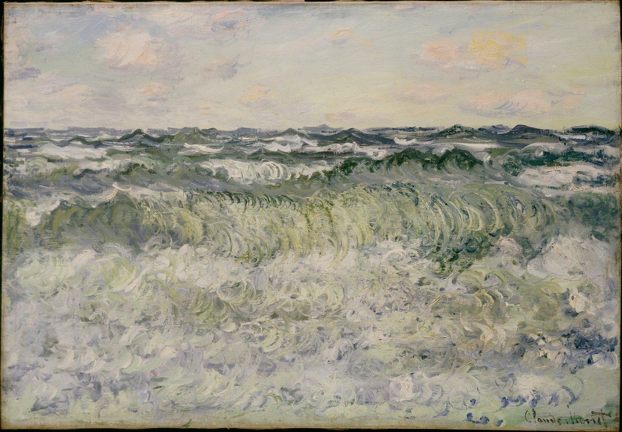 Vista do mar, 1881 de Claude Monet
