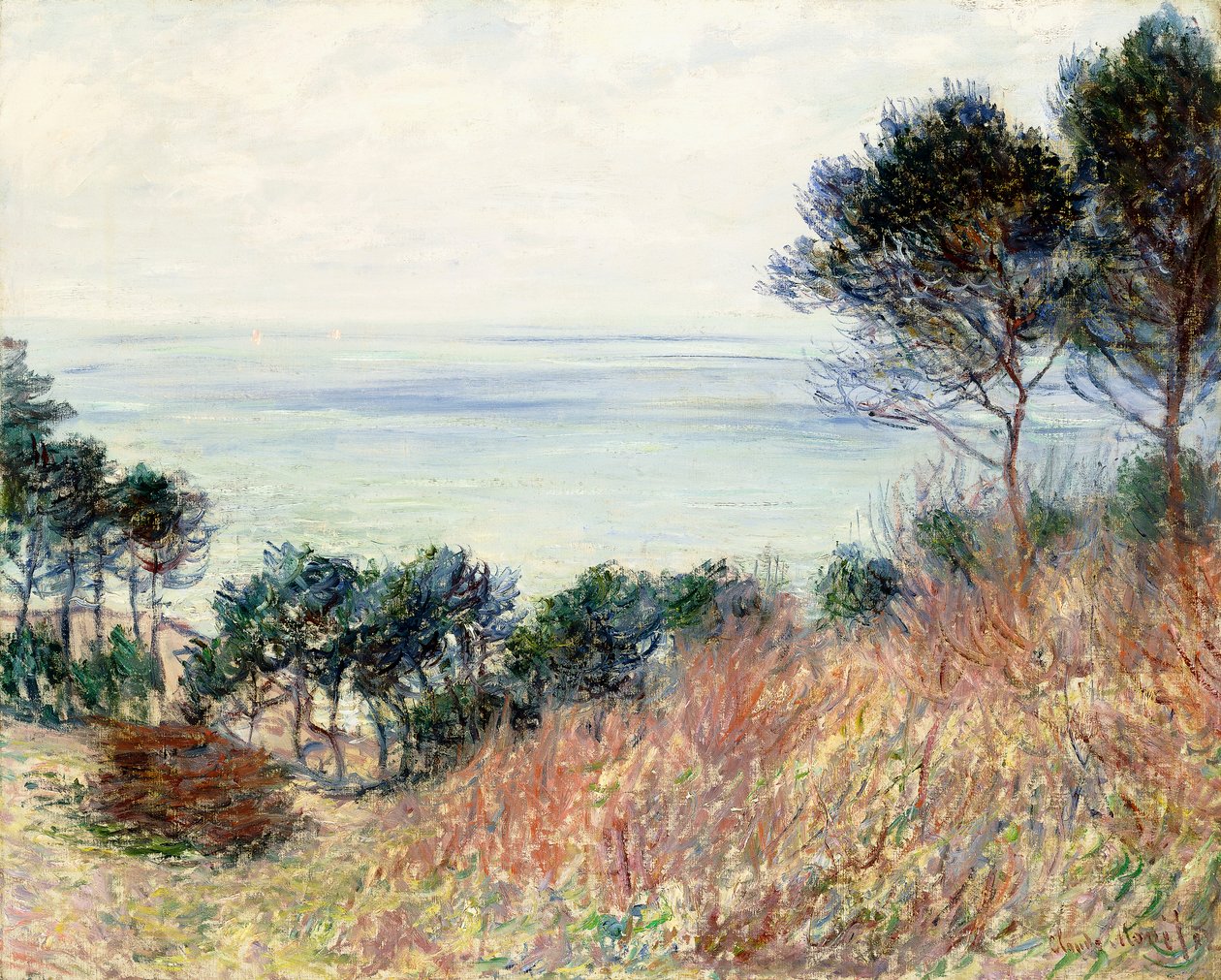 A costa de Varengeville, 1882 de Claude Monet