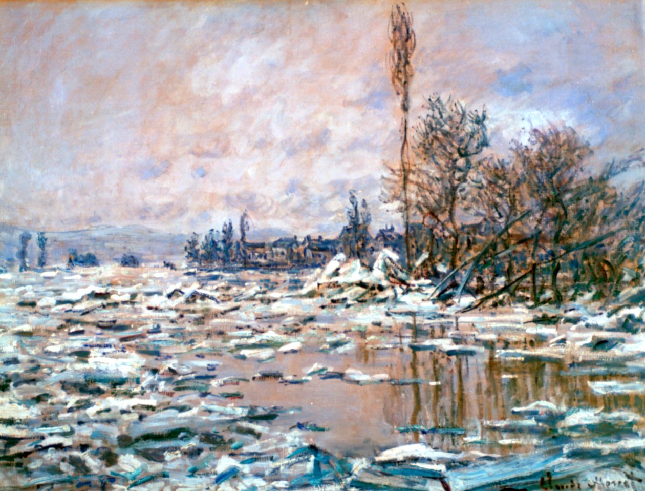 O degelo, início do século XX de Claude Monet