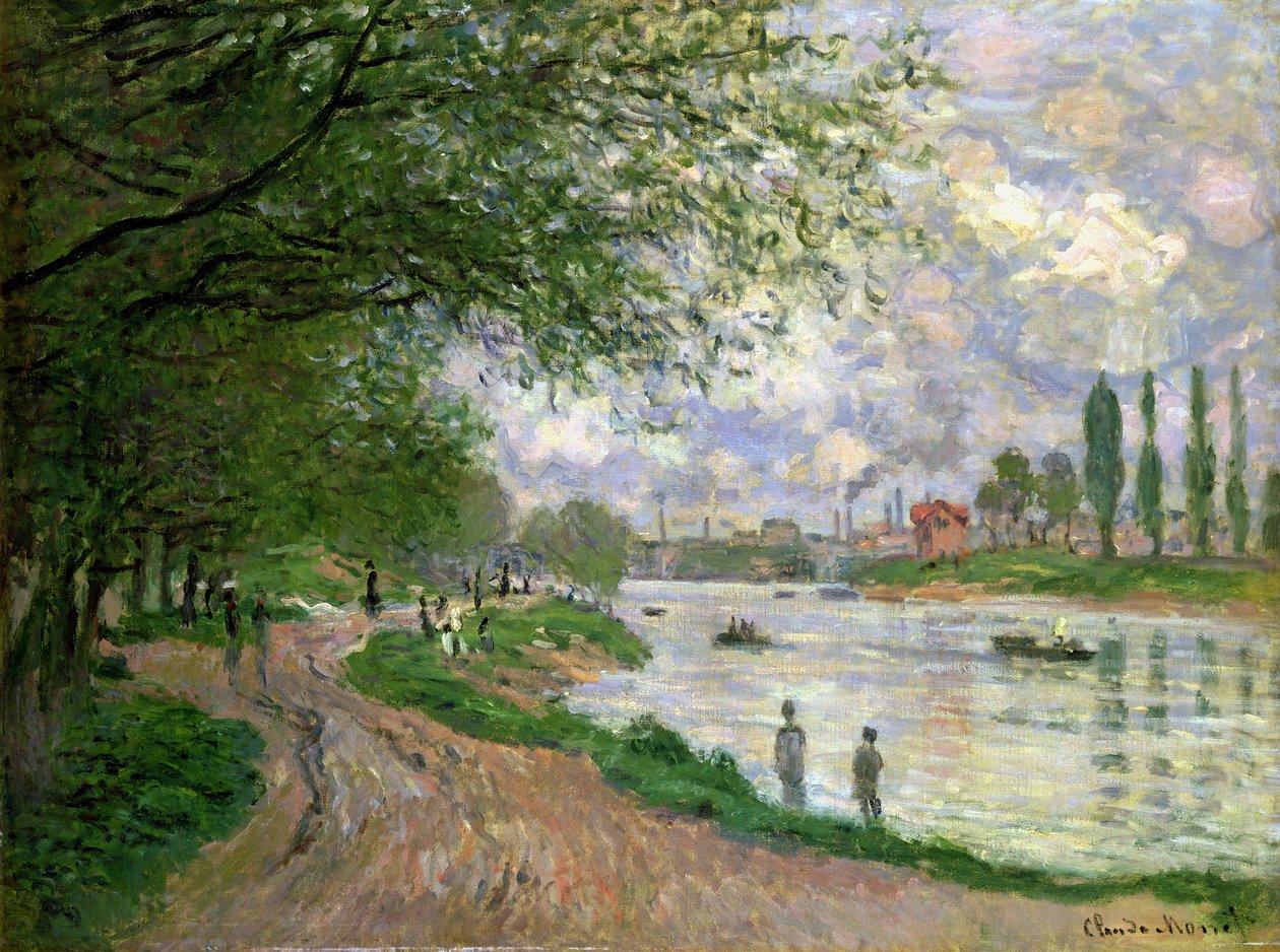 A Ilha de La Grande Jatte de Claude Monet
