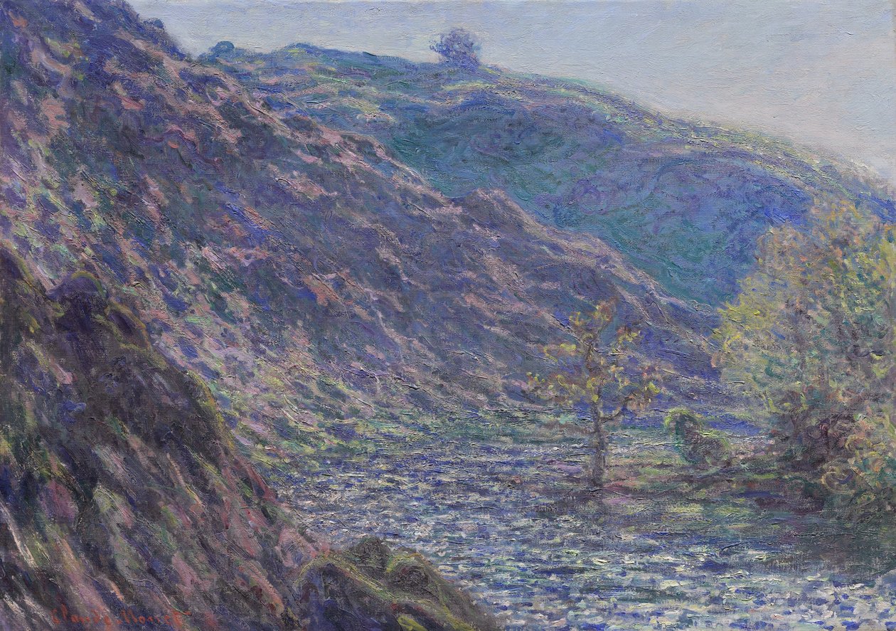 O rio Petite Creuse, 1889 de Claude Monet