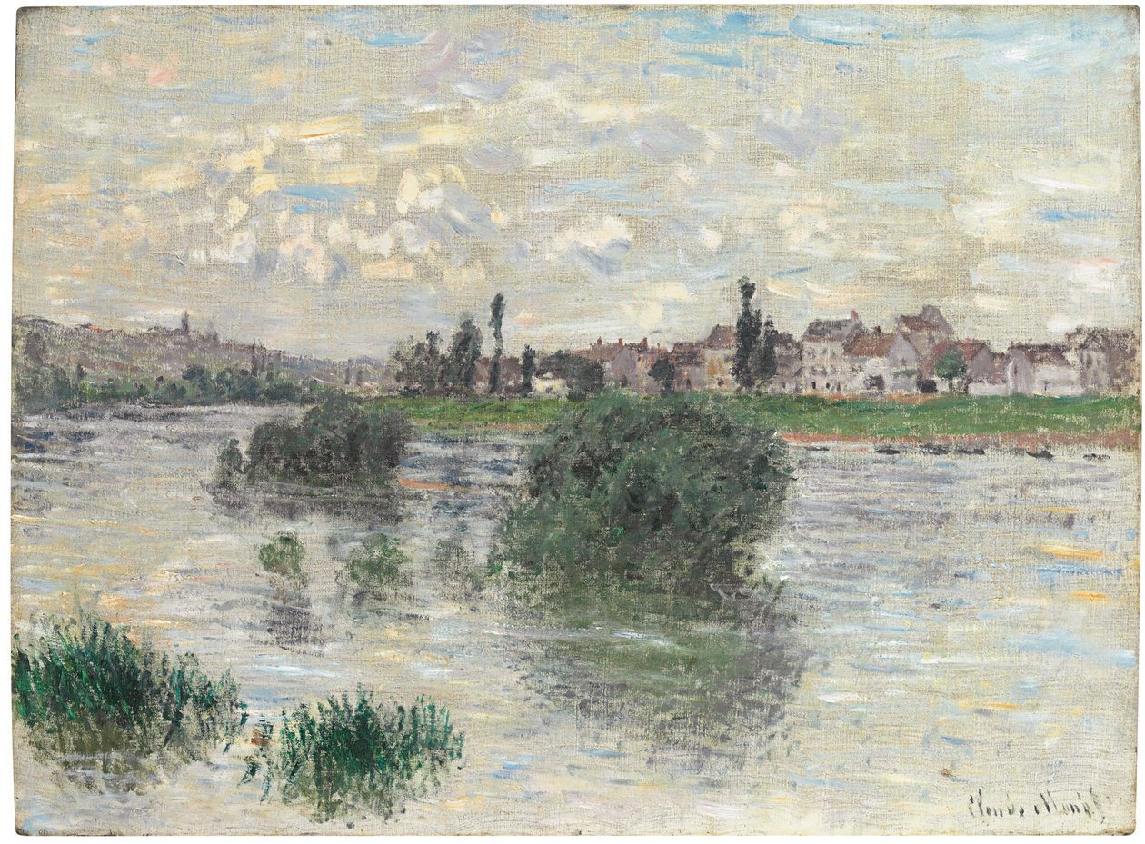 O Sena em Lavacourt, 1879 de Claude Monet