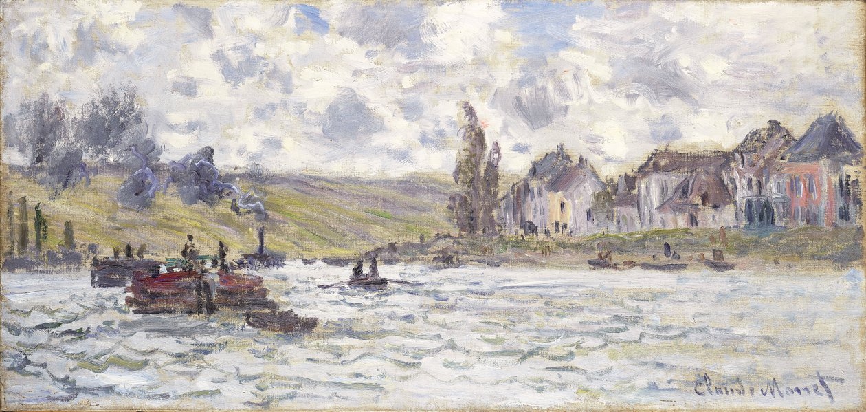 A vila de Lavacourt, 1878 de Claude Monet