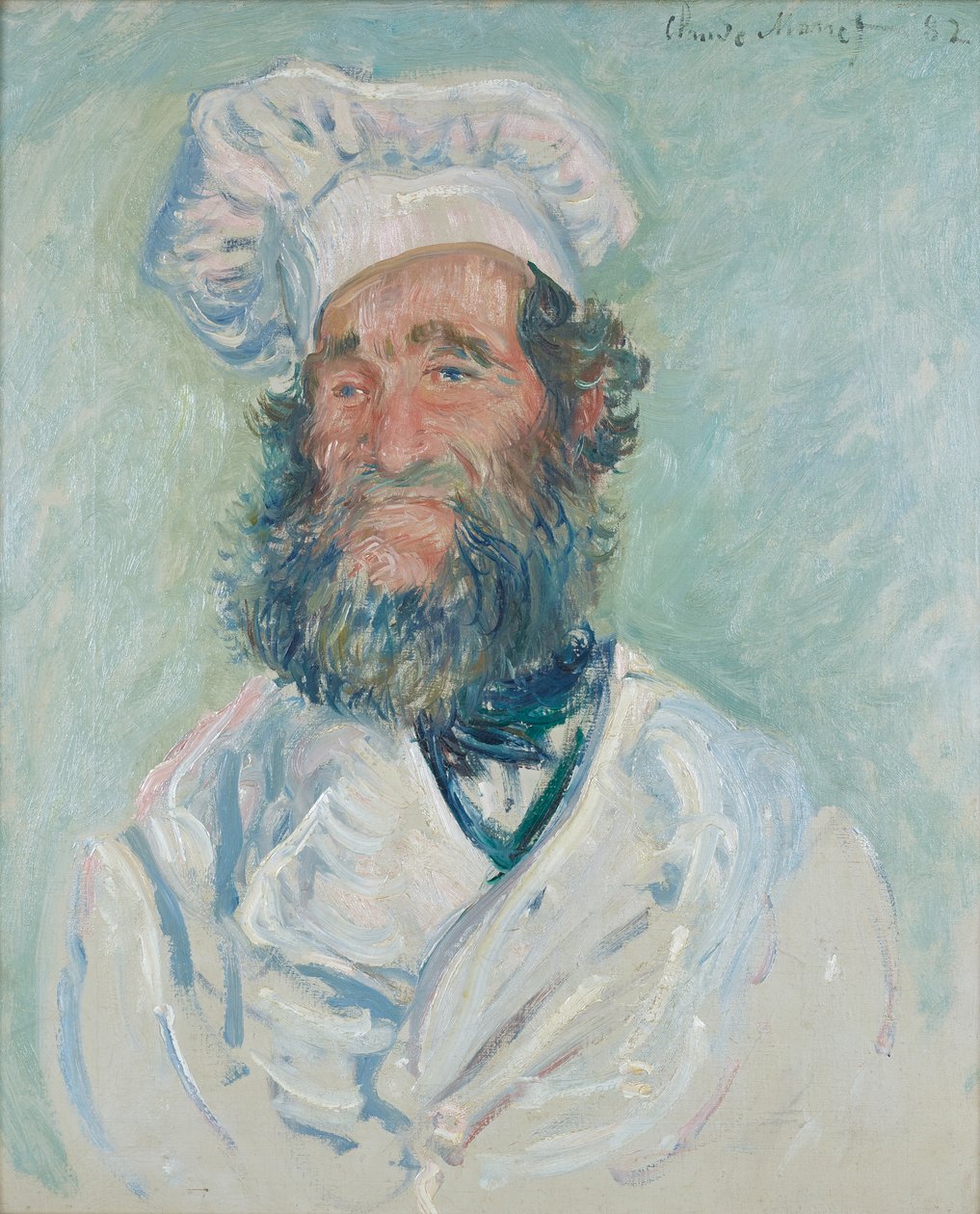 O líder Pai Paul, 1882. de Claude Monet