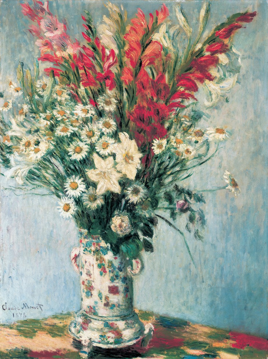 Vaso de flores, 1878 de Claude Monet