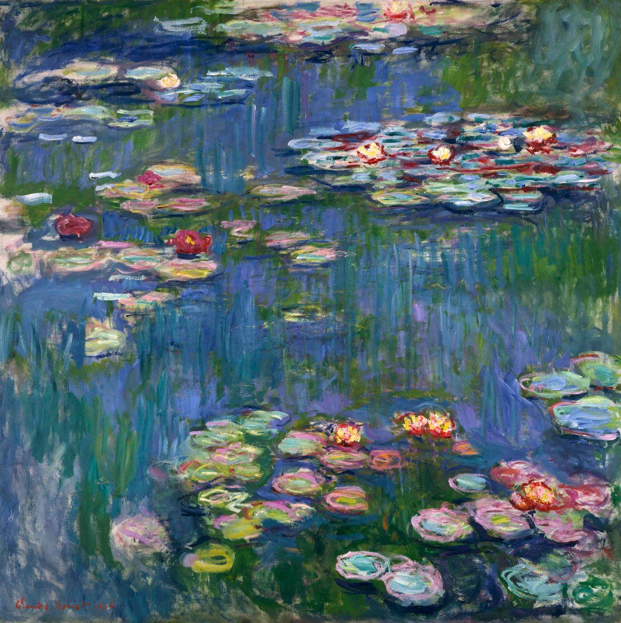 Lírios de Água, 1916 de Claude Monet