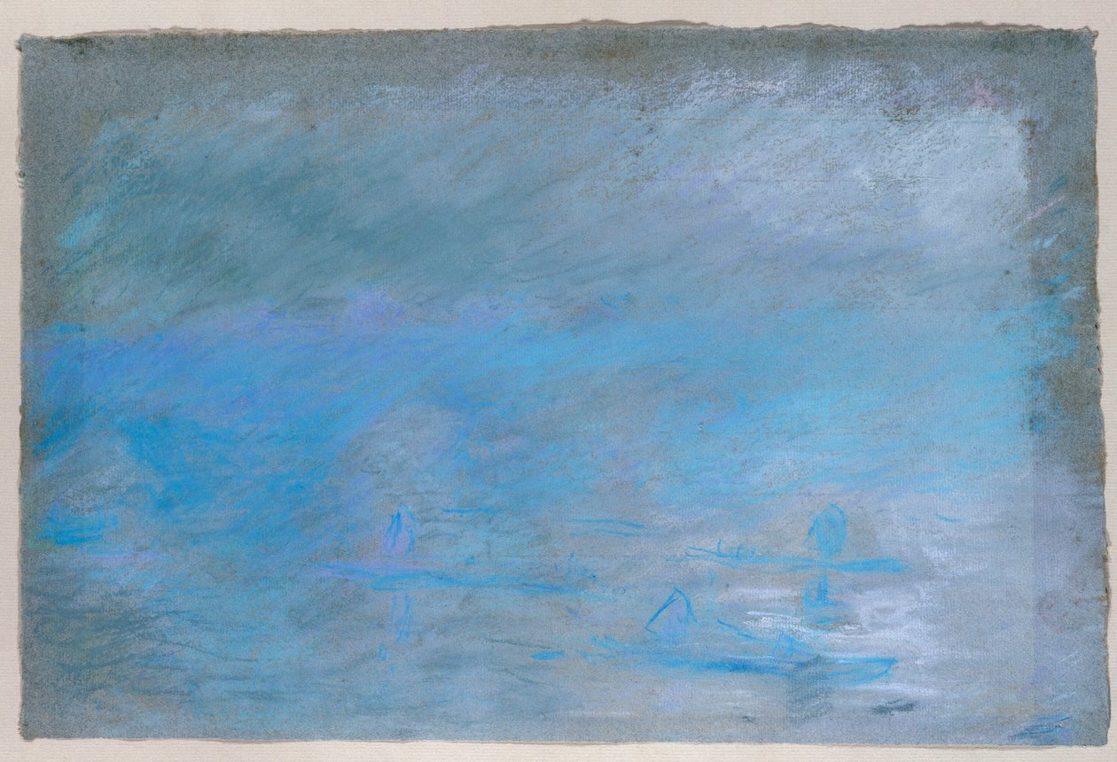 Ponte Waterloo, nevoeiro de Claude Monet