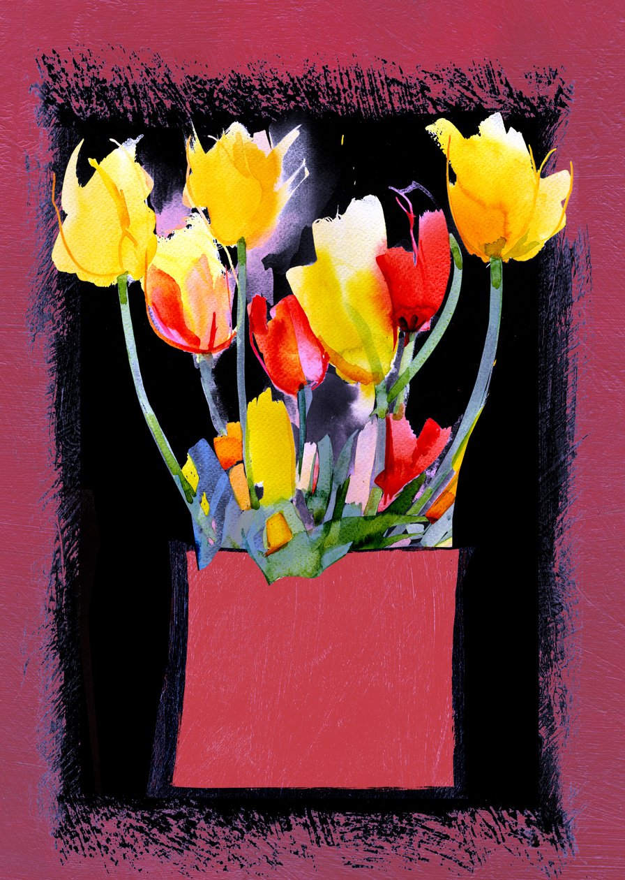 Tulipas, 2009 de Clive Metcalfe