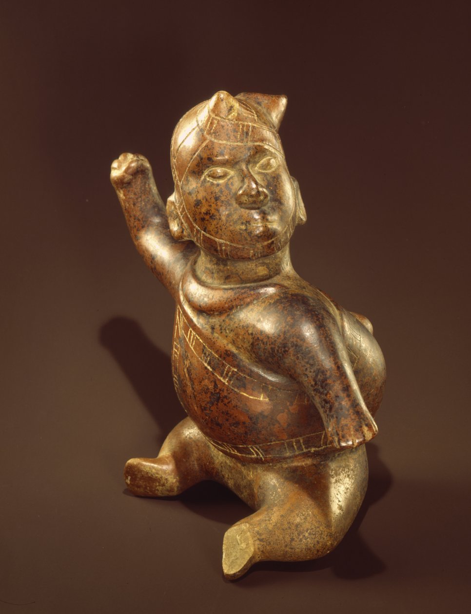 Recipiente com chifres (cerâmica) de Colima Culture