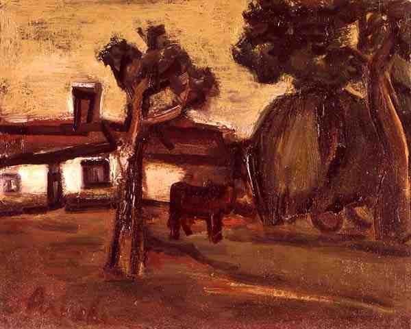 O JARDIM-Quintas (óleo sobre tela) de Constant Permeke