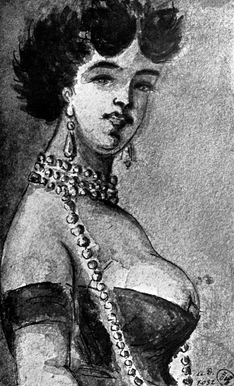 Mulher, século XIX, 1930. de Constantin Guys