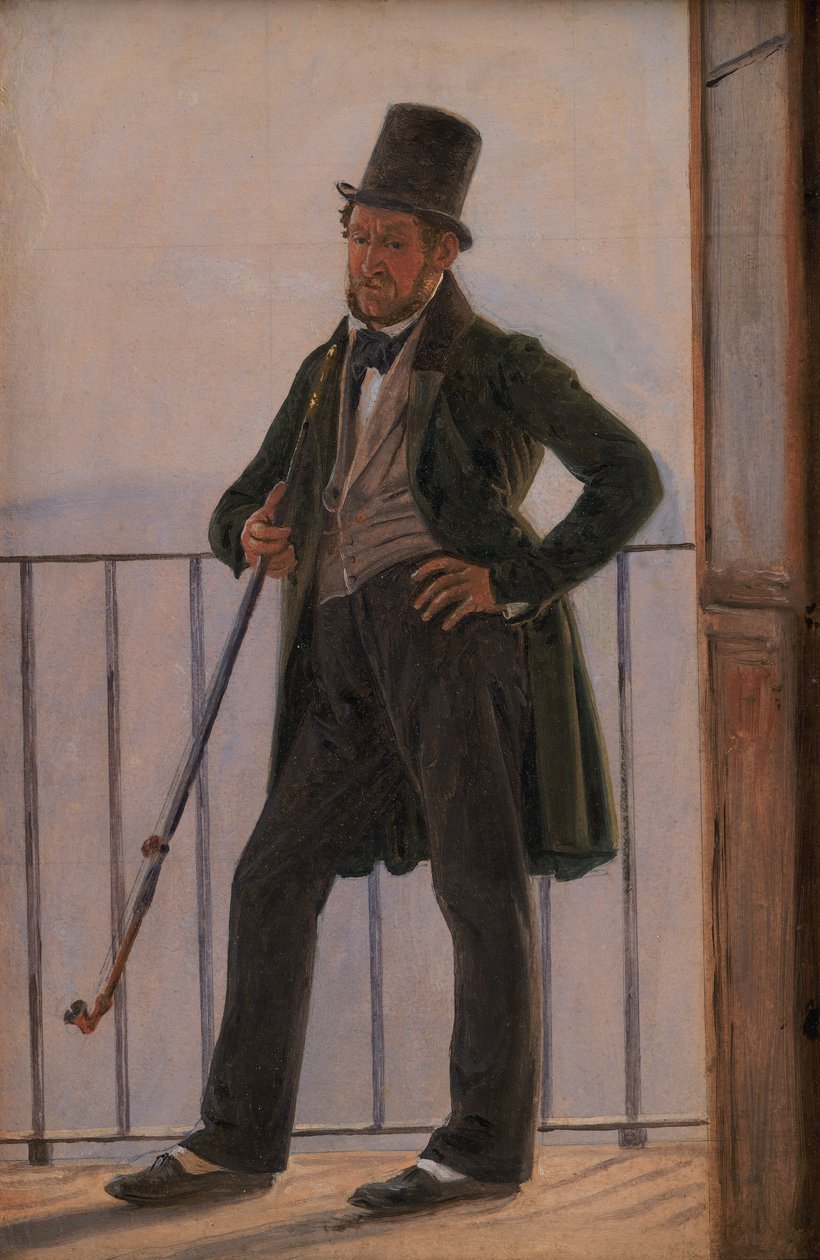 O Pintor Albert Kuchler de Constantin Hansen