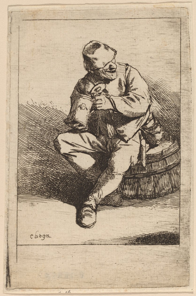 O bebedor de Cornelis Pietersz Bega