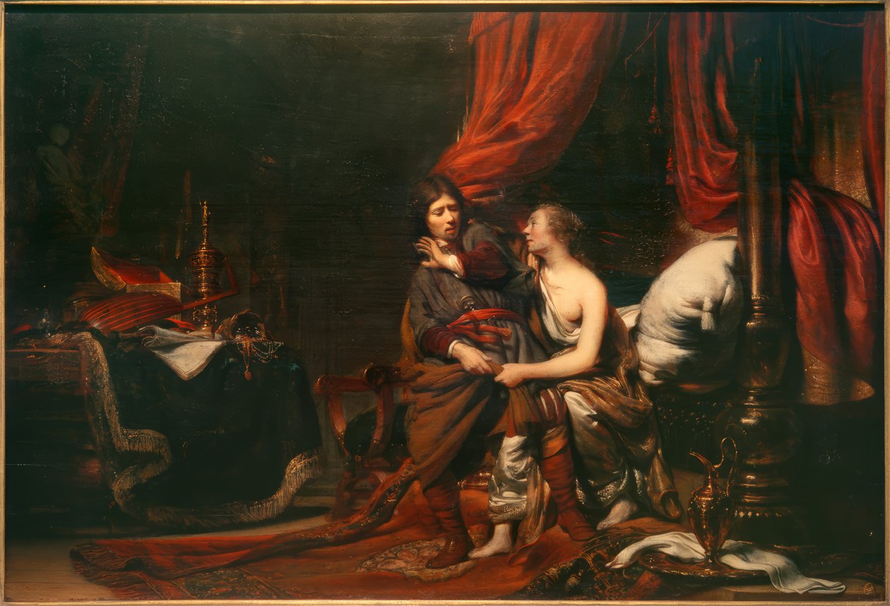 José e o Potiphar de Cornelis Bisschop