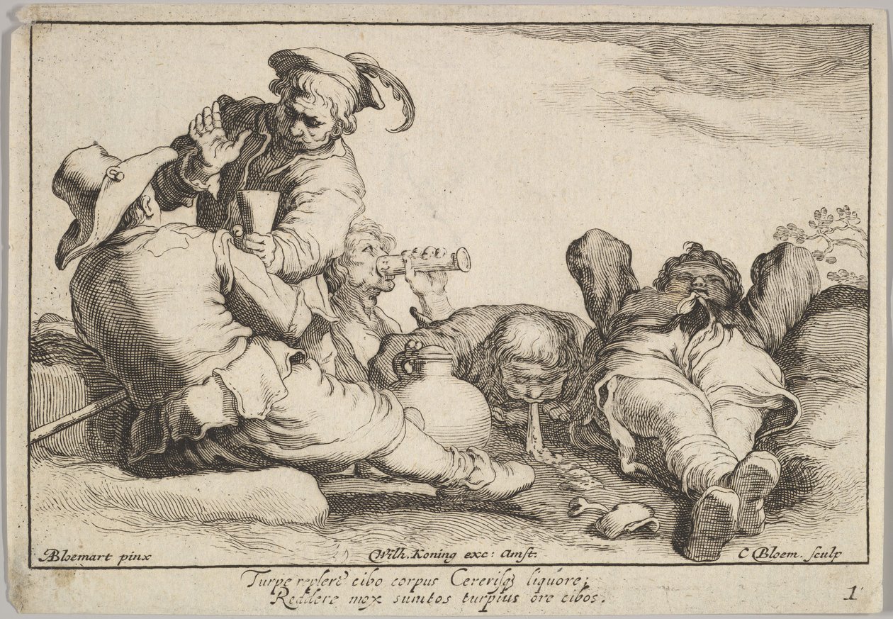 Prazeres de Ocupação. de Cornelis Bloemaert