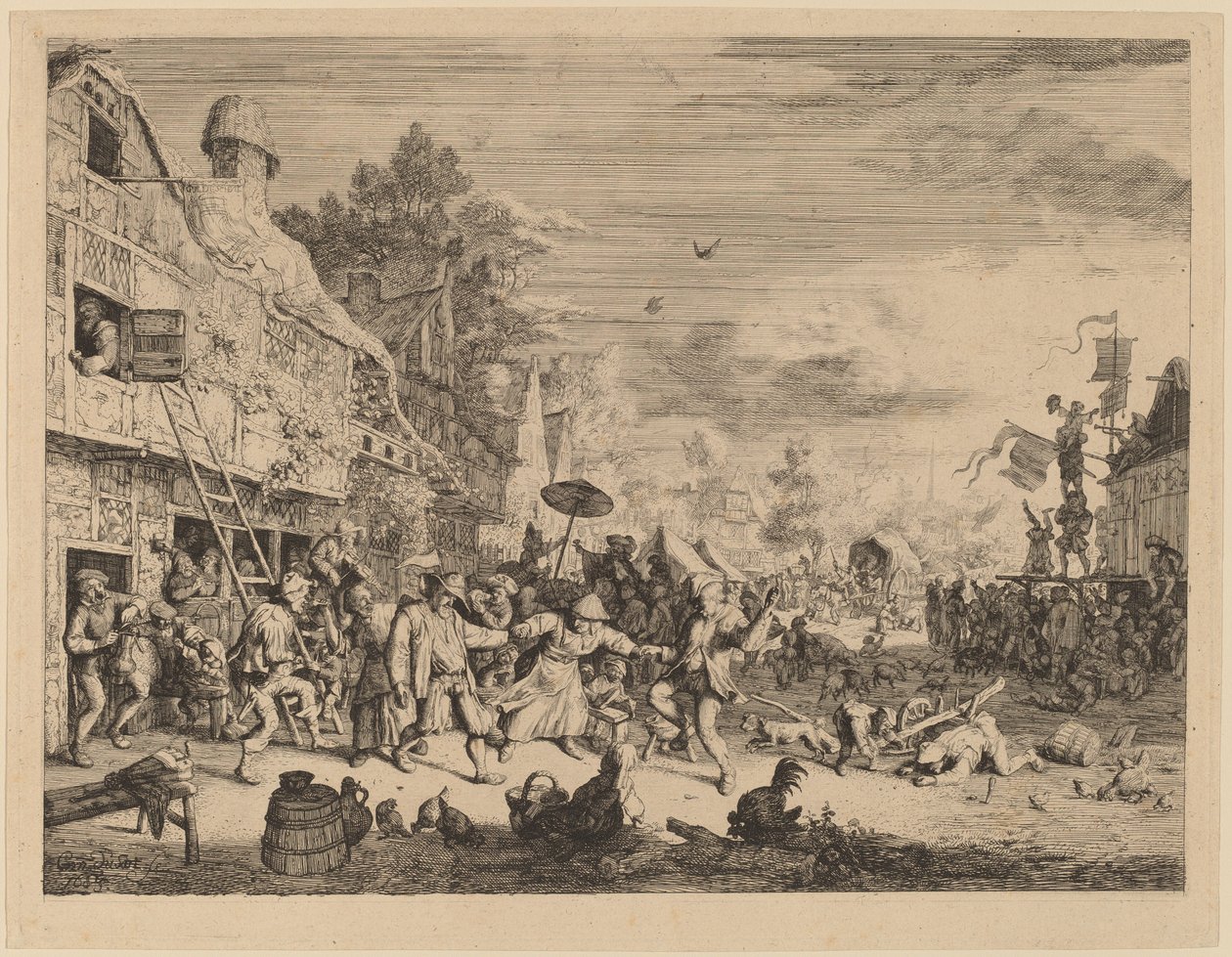 Festival da Aldeia de Cornelis Dusart