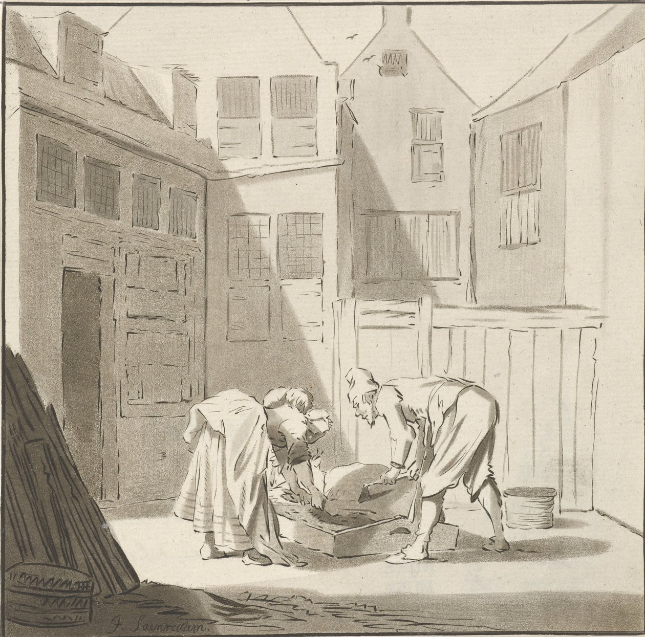 Abate de porcos de Cornelis Ploos van Amstel