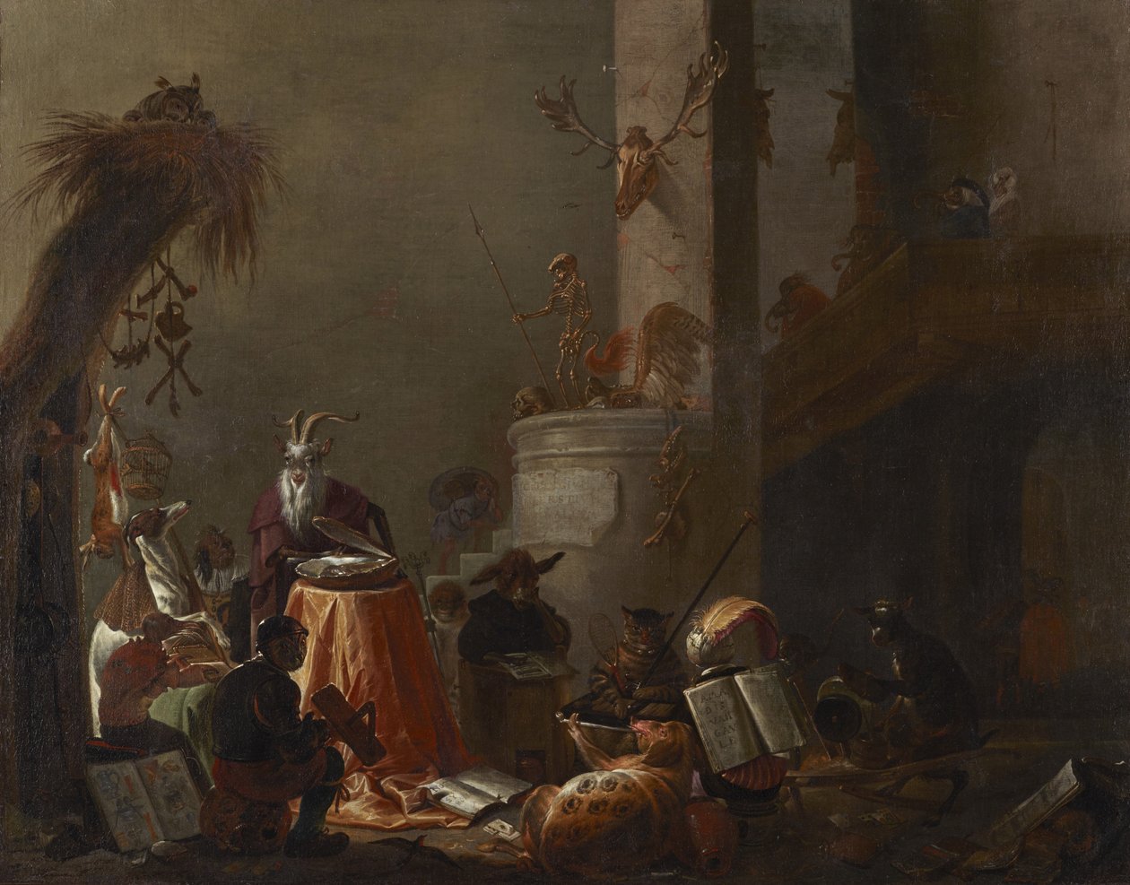 Faculdade de animais de Cornelis Saftleven