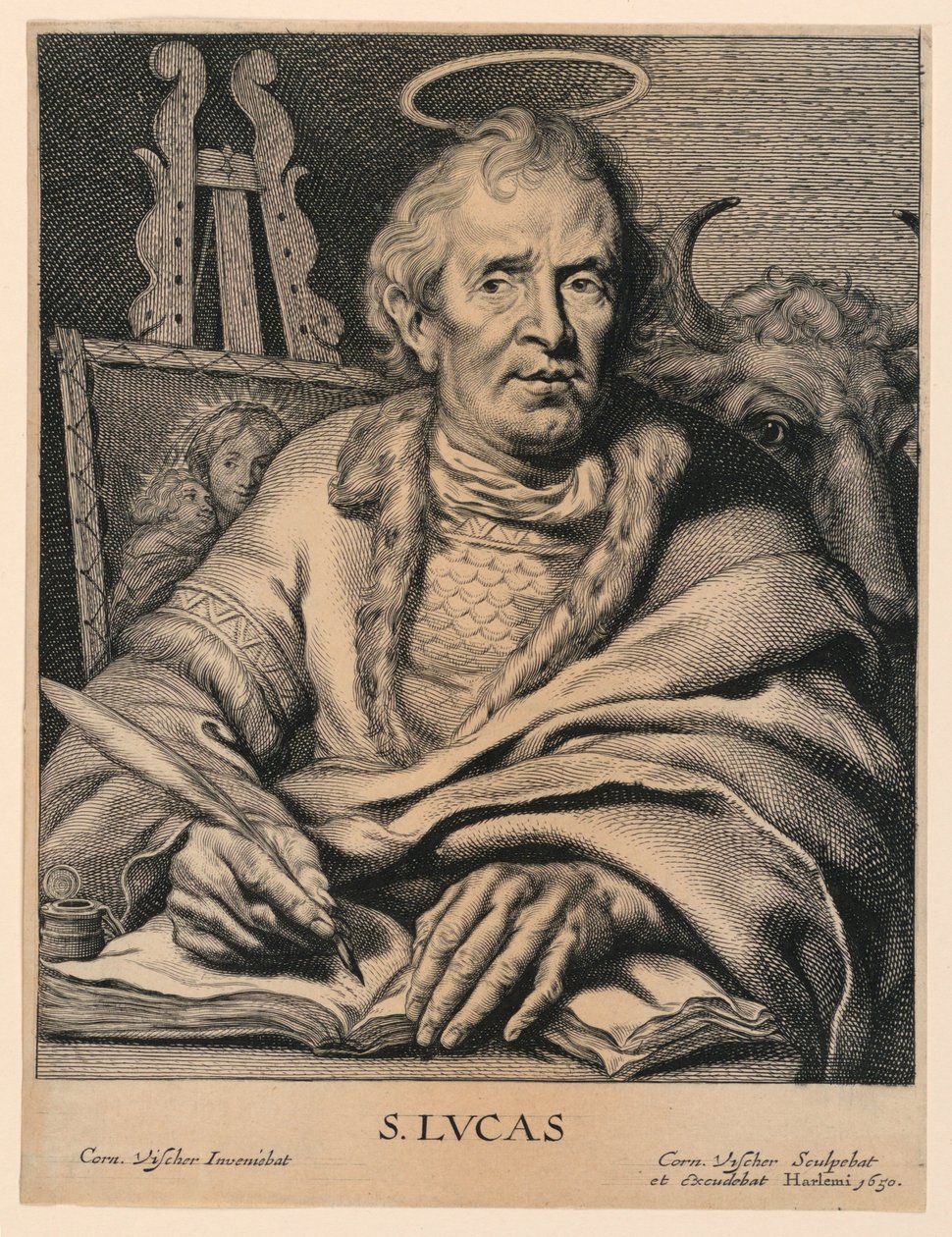 São Lucas (S. Lvcas) de Cornelis Visscher