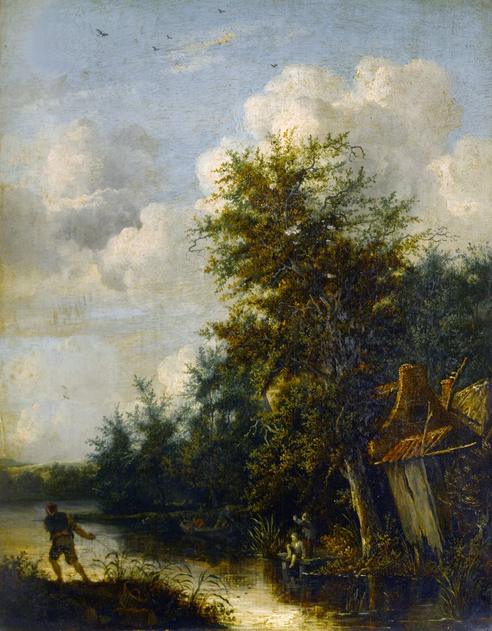 Uma paisagem, c.1650 de Cornelius Decker
