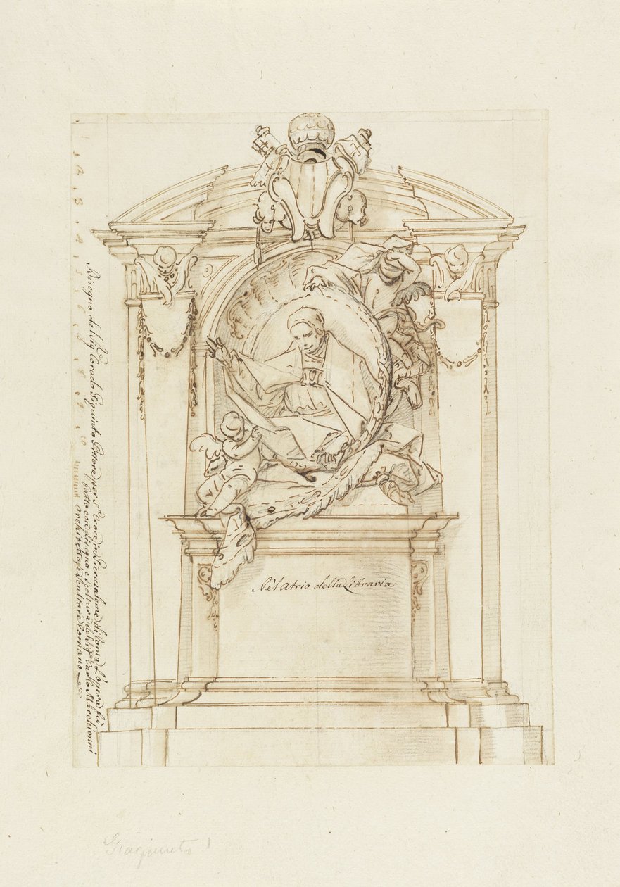 Design para um monumento de Corrado Giaquinto