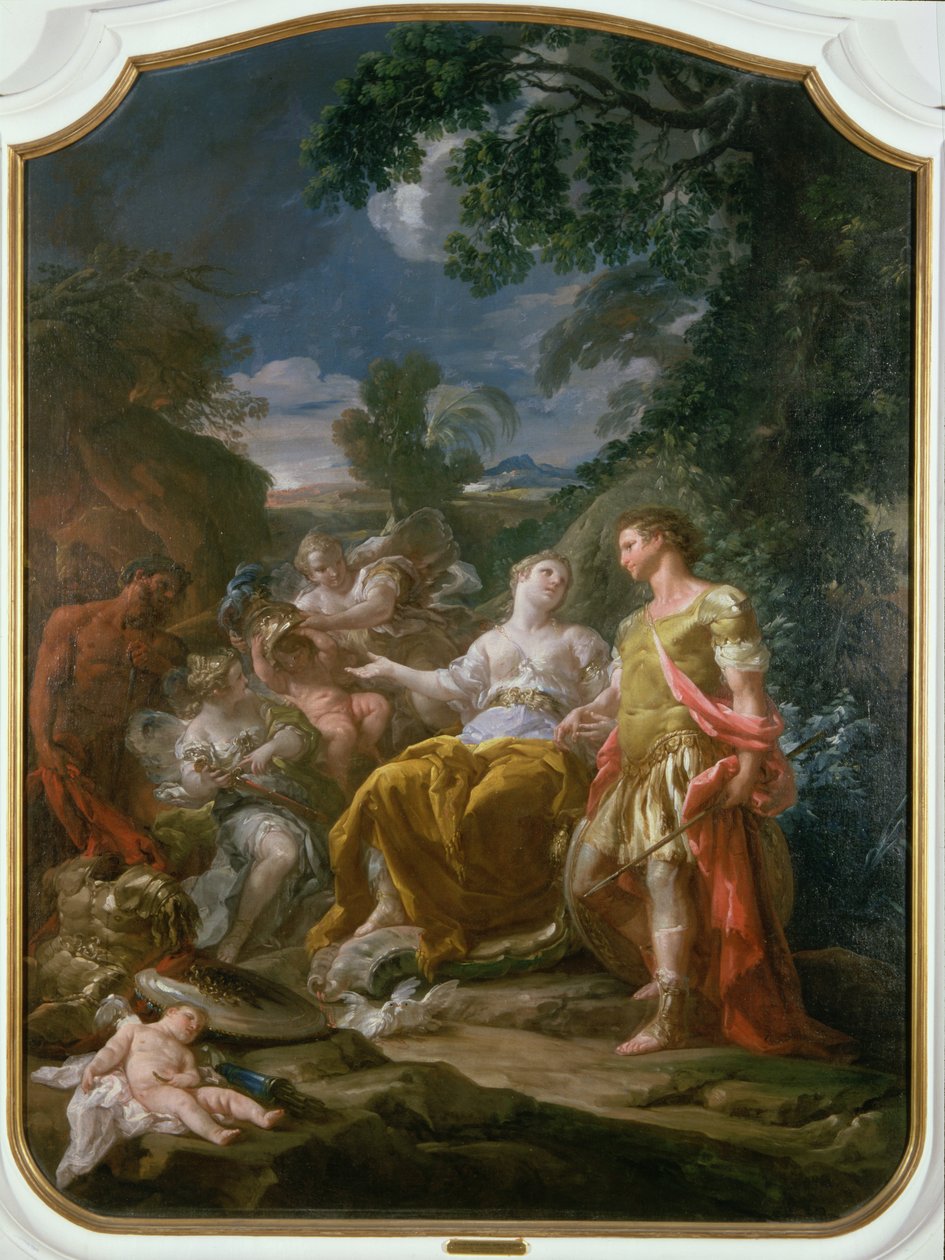 Marte e Vênus com cupidos de Corrado Giaquinto