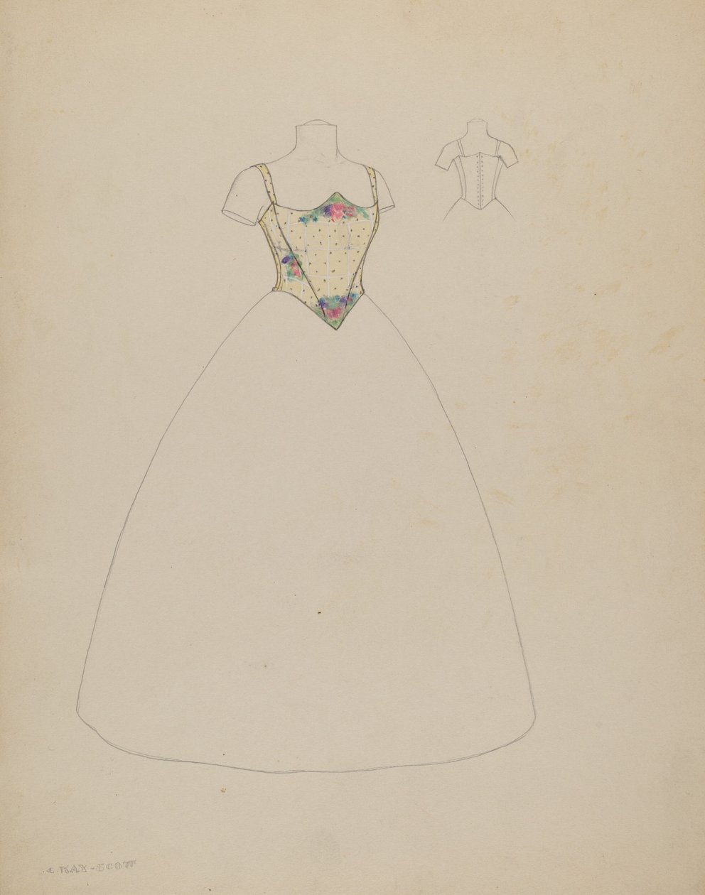 Design para corpete de Creighton Kay Scott