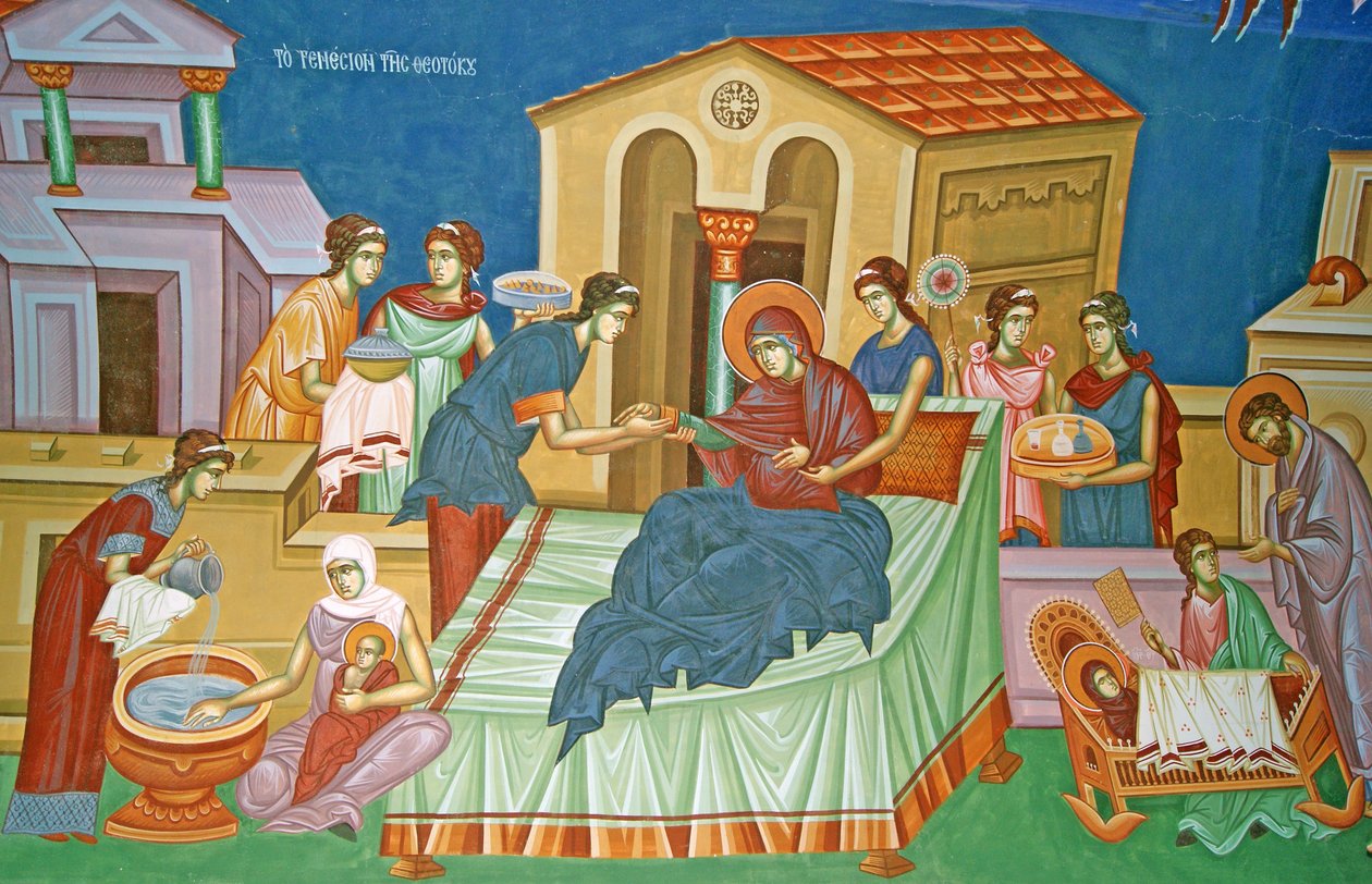 O nascimento da virgem, Chipre de Cypriot