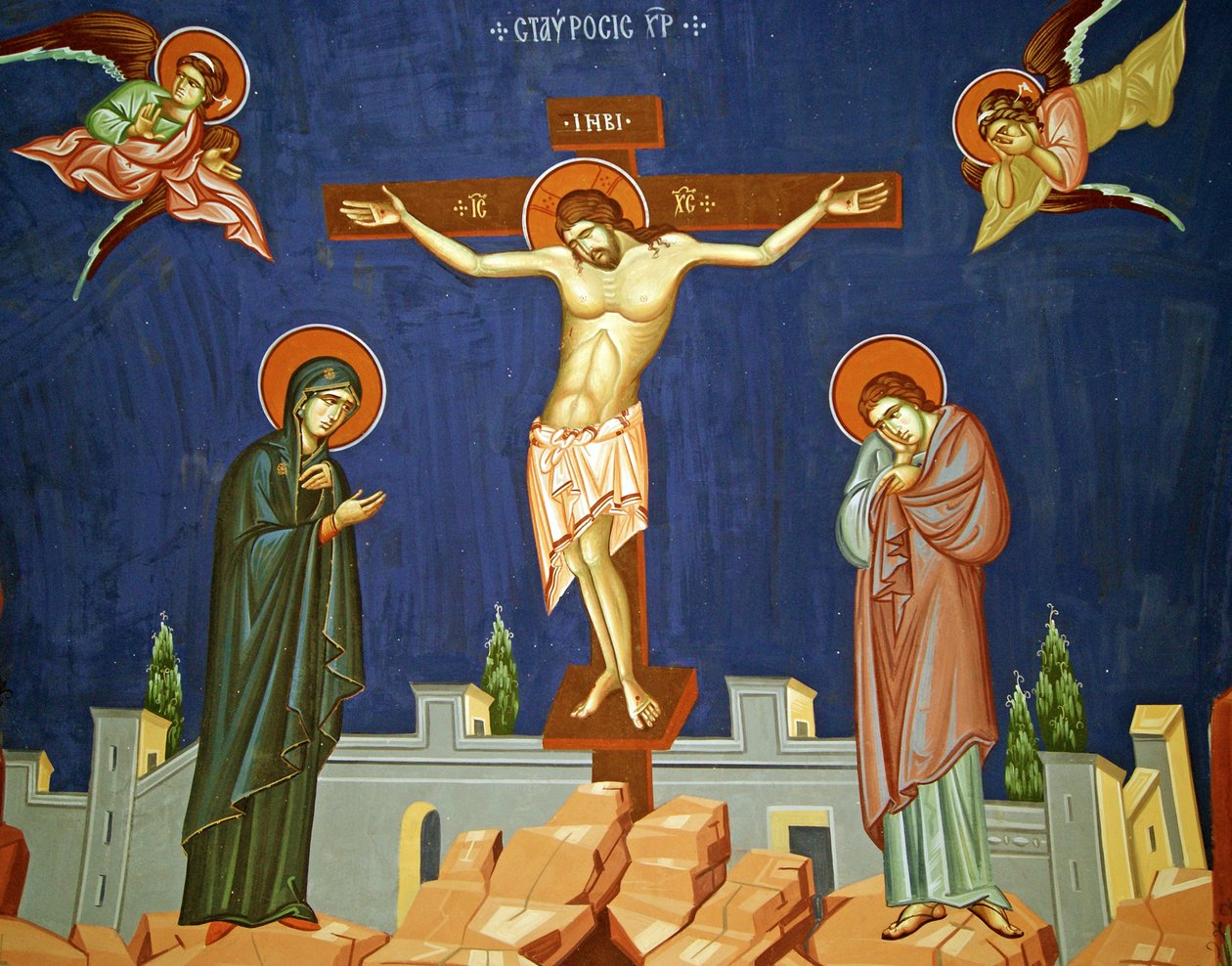 A crucificação de Cristo, Chipre de Cypriot