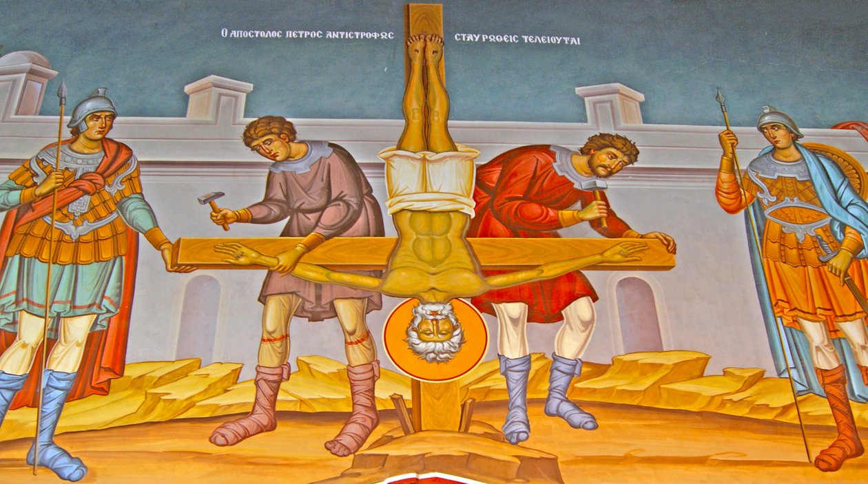 A crucificação de São Pedro, Chipre de Cypriot