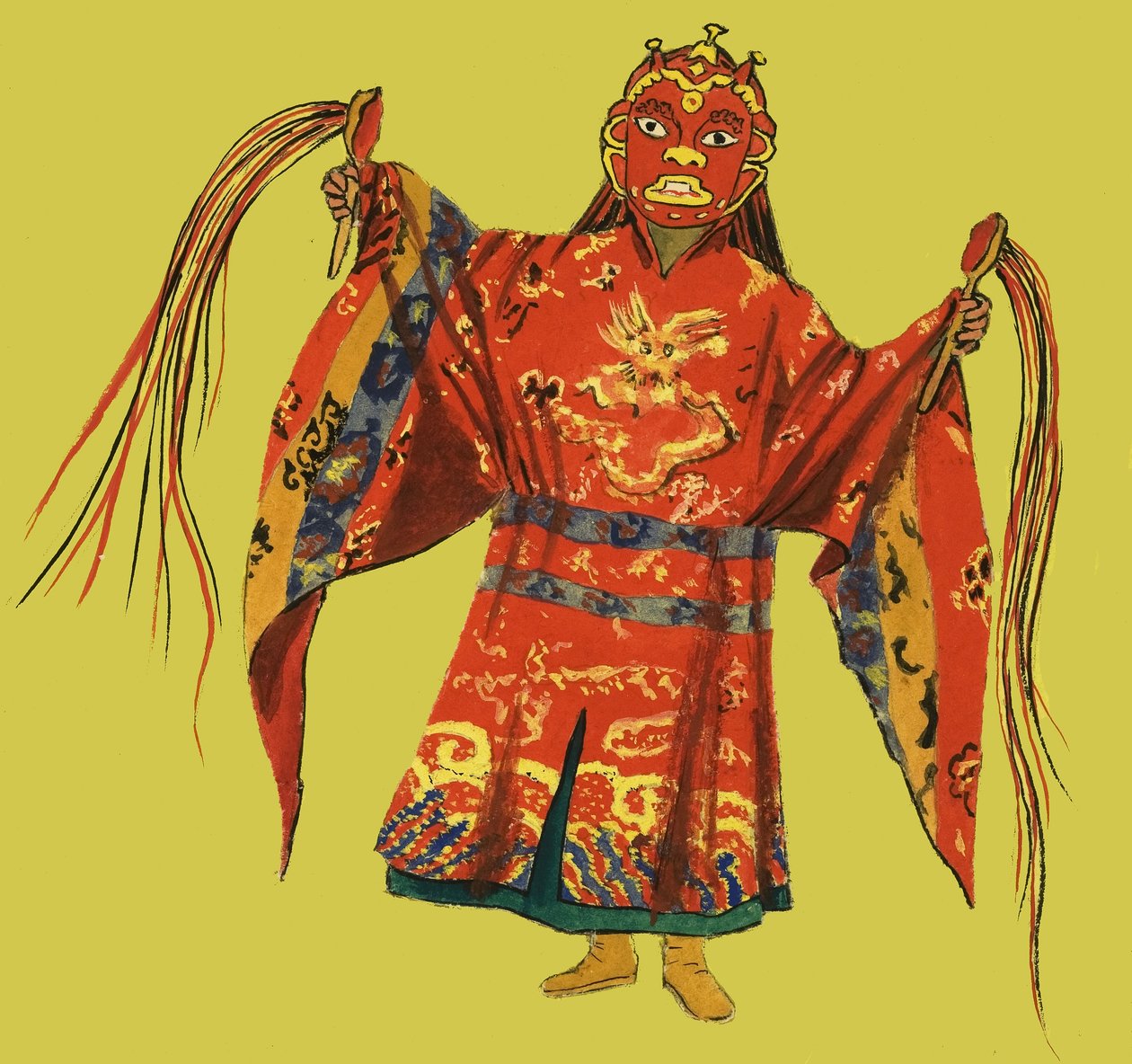 Traje teatral japonês de Dan Escott