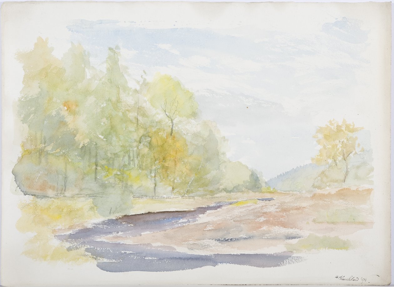 c.1916 (lápis e wc no papel) de Daniel Oliver