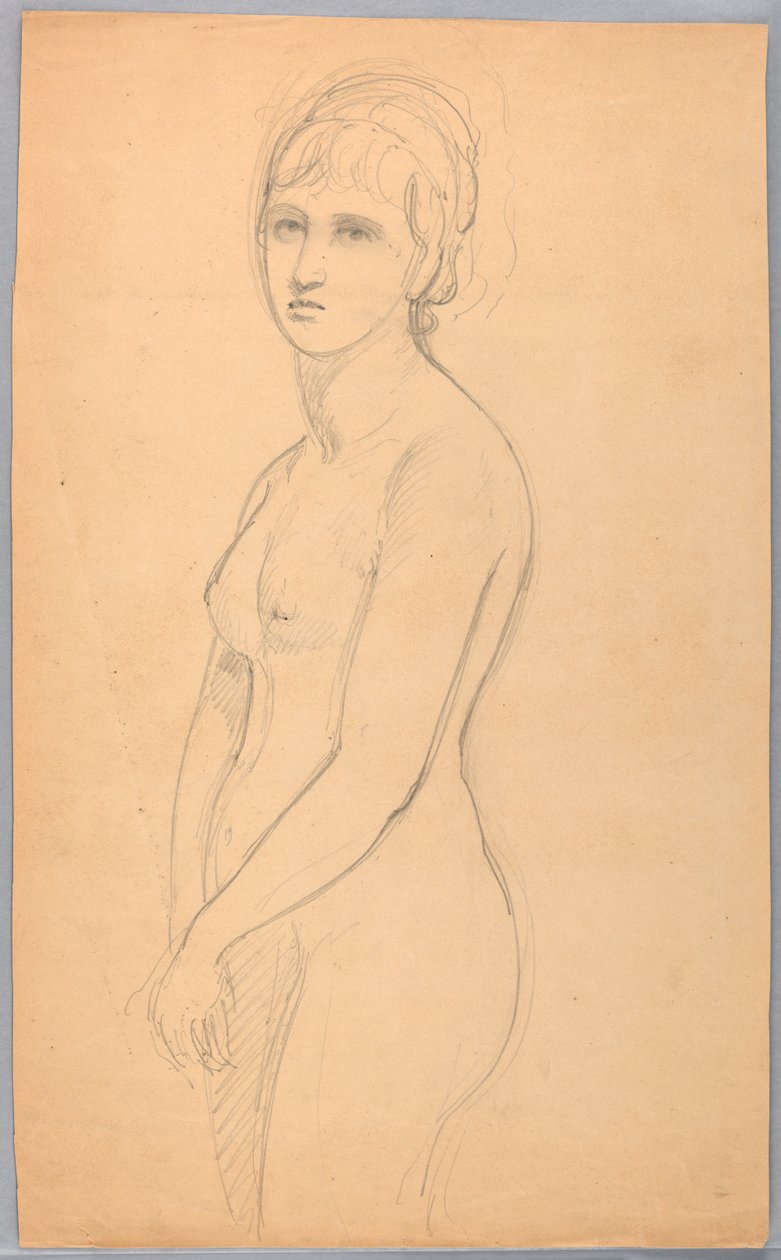 Nu feminino em pé de Daniel Huntington