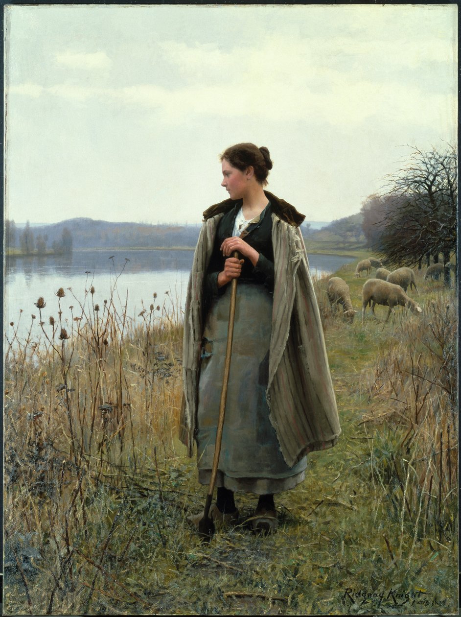 A pastora, 1896 de Daniel Ridgway Knight