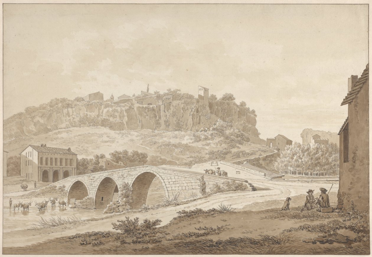 Vista de Civita Castellana de Daniël Dupré