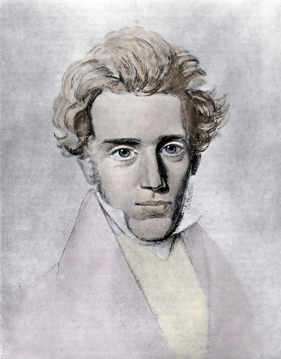 Soren Aabye Kierkegaard, c.1840 de Danish School