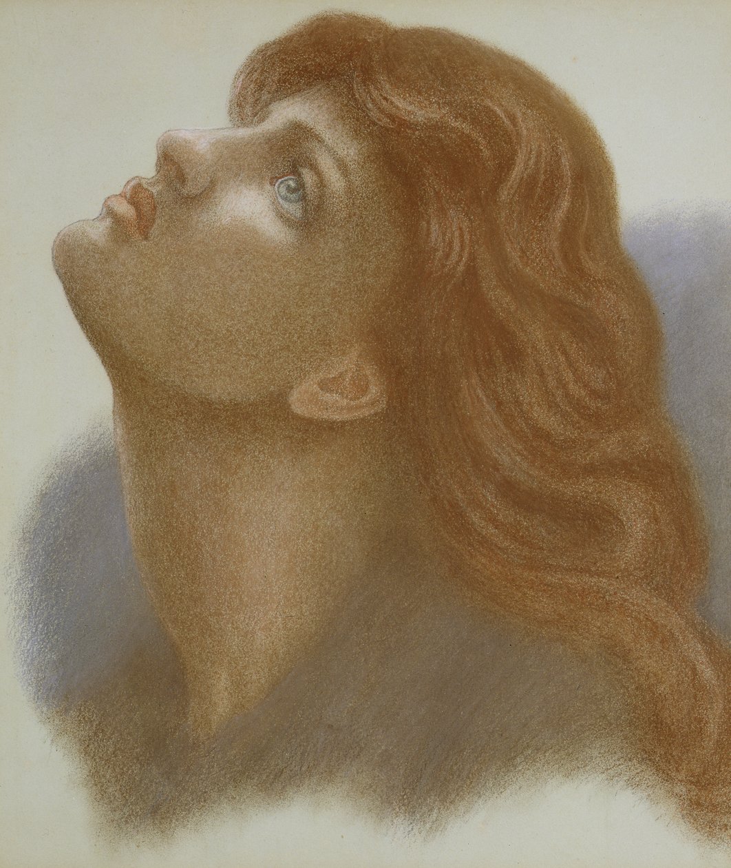 Astarte Syriaca (Venus Astarte) 1875 (giz colorido sobre papel) de Dante Gabriel Charles Rossetti