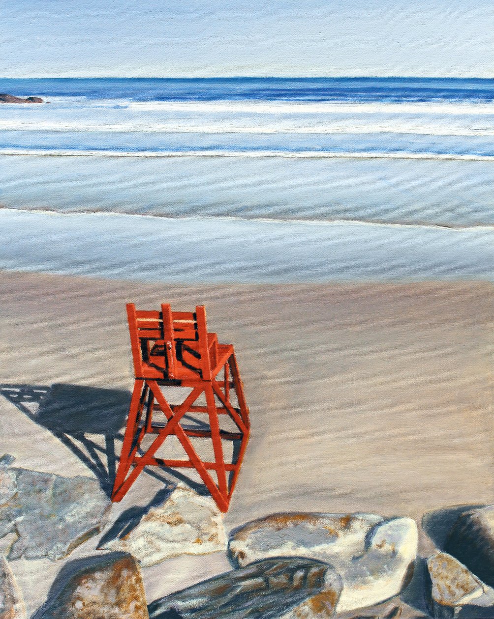 Rock Star, 2014, óleo sobre tela de David Arsenault