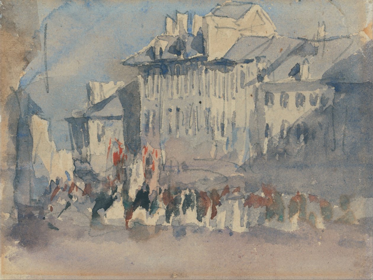 Uma procissão religiosa de David Cox
