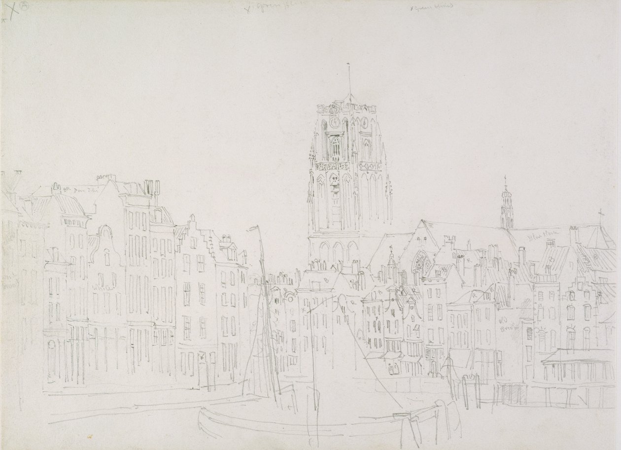 Roterdão, c.1826 de David Cox